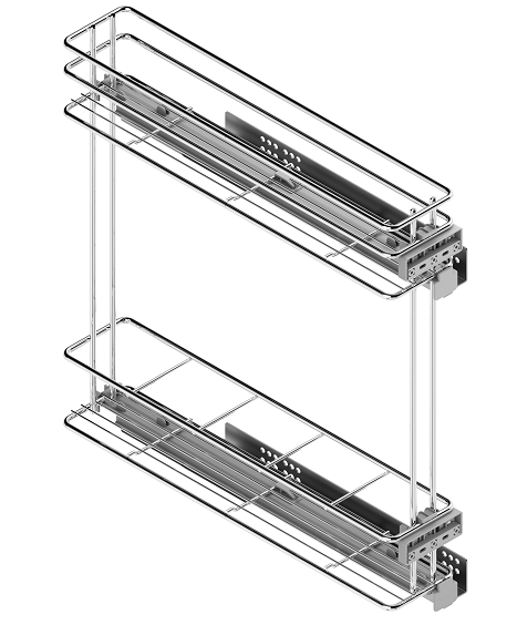 Botellero con guías laterales de extracción total de Menage & Confort de Berzal Bricomaderas en Valladolid