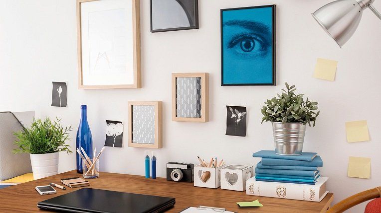 Ambiente diseñado con melamina Nogal Canaleto de Finsa Berzal Bricomaderas Valladolid