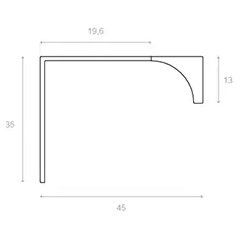 Croquis del tirador modelo Saturn referencia 772