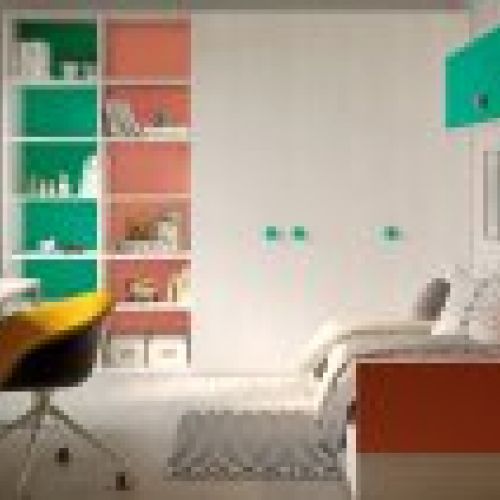Decoración desarrollada con el diseño Verde Energy de Finsa