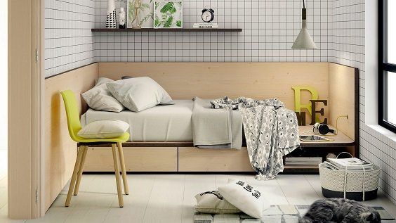 Ambiente Decoración con melamina Hygge Pine de la Gama Duo de Finsa Berzal Bricomaderas Valladolid