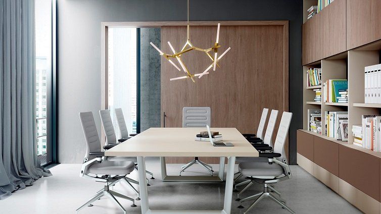 Ambiente decorativo con Melamina Biscuit de la gama duo de Finsa Berzal Bricomaderas Valladolid