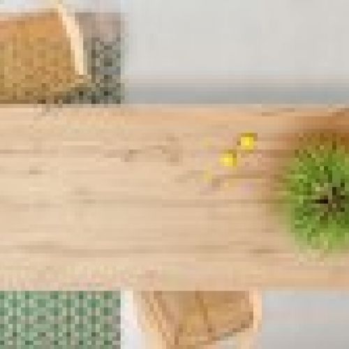 Decoración realizada con Melamina Roble Hércules de Finsa, Berzal Bricomaderas en Valladolid