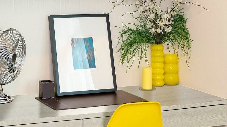 Decoración diseñada con melamina Pino Cervino de Finsa Berzal Bricomaderas Valladolid