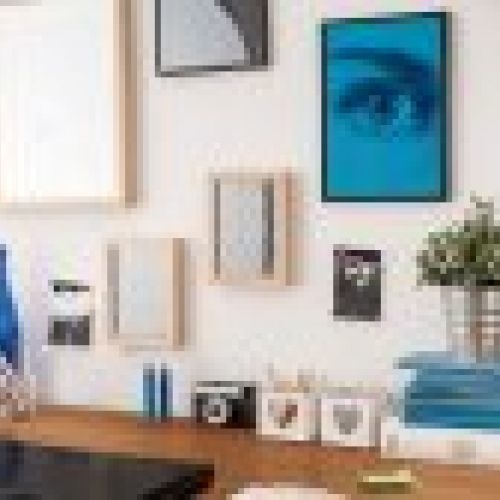 Ambiente diseñado con melamina Nogal Canaleto de Finsa Berzal Bricomaderas Valladolid