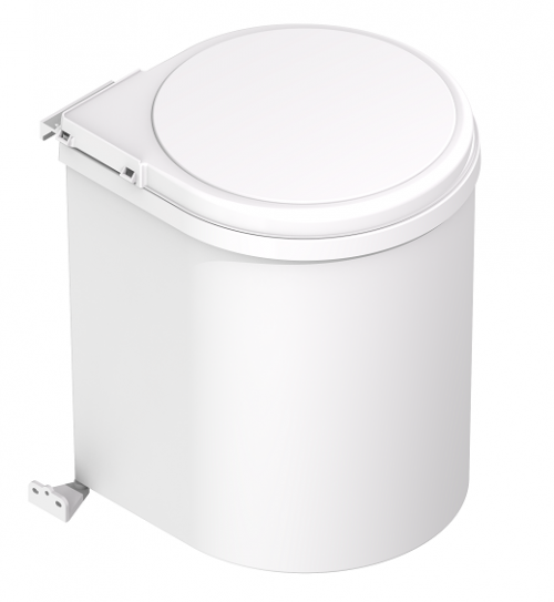 Cubo basura redondo blanco Menage Confort de Berzal Bricomaderas en Valladolid